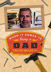 Tap to view You've Nailed It Dad Father's Day Photo Card