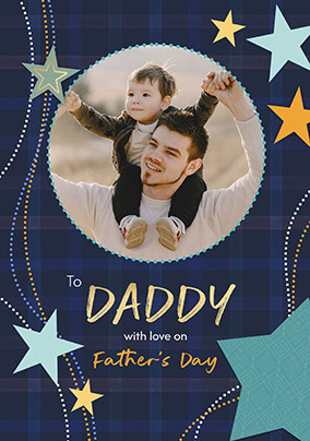 To Daddy With Love On Father's Day Photo Card