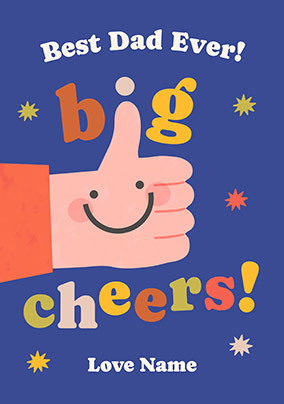 Big Cheers To You Dad Father's Day Card