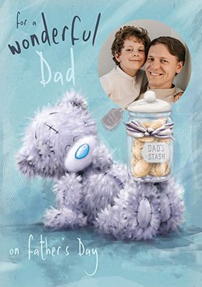 Photo of Me To You To A Wonderful dad Father's Day Photo Card