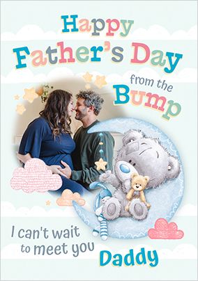 Photo of Me To You From The Bump Father's Day Photo Card