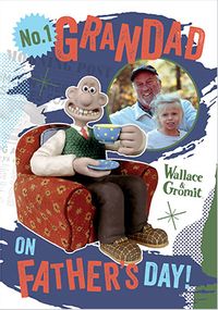 Tap to view Wallace & Gromit No.1 Grandad Father's Day Photo Card