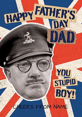 Photo of Dad's Army Happy Father's Day Dad Card