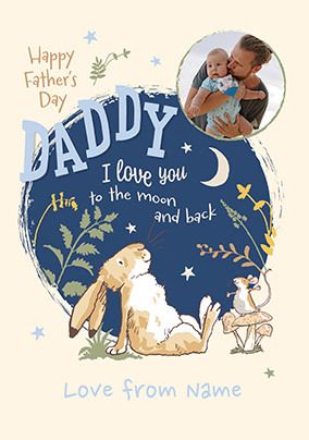Photo of Guess How Much I Love You Daddy Father's Day Photo Card