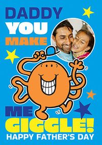 Tap to view Mr Men Daddy You Make Me Giggle Father's Day Photo Card
