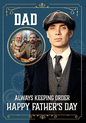 Photo of Peaky Blinders Dad Father's Day Photo Card