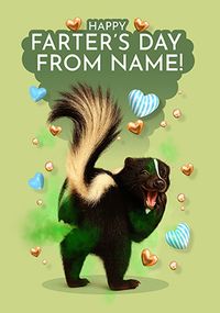 Tap to view Happy Farter Skunk Father's Day Card
