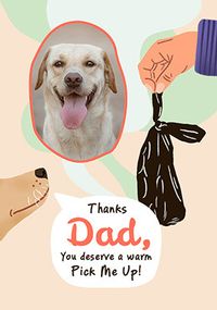 Tap to view Warm Pick Me Up Father's Day Photo Card