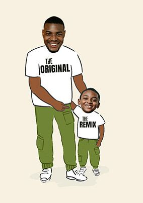 Photo of The Original & The Remix Father's Day 2 Photo Card