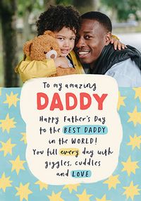 Tap to view Best Daddy In The World Verse Father's Day Photo Card