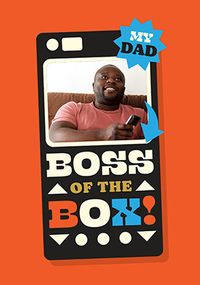 Tap to view Boss Of The Box Photo Father's Day Card