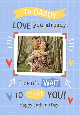 Photo of Love You Already Father's Day Photo Card From The Bump