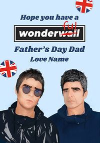 Tap to view Oasis Spoof Wonderful Father's Day Card