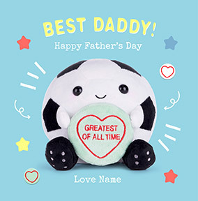 Swizzels Love Hearts Greatest Of All Time Dad Square Father's Day Card