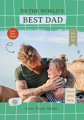 Photo of The World's Best Dad Father's Day Explorer Photo Card