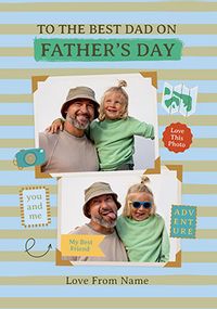 Tap to view Best Dad On Father's Day Explorer 2 Photo Card