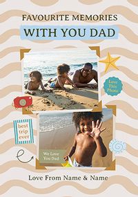 Tap to view Favourite Memories Father's Day Explorer 2 Photo Card