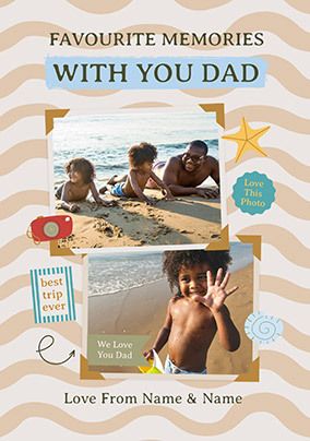 Photo of Favourite Memories Father's Day Explorer 2 Photo Card