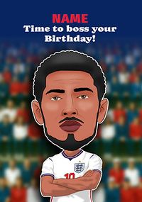 Tap to view Jude Bellingham England Spoof Birthday Card