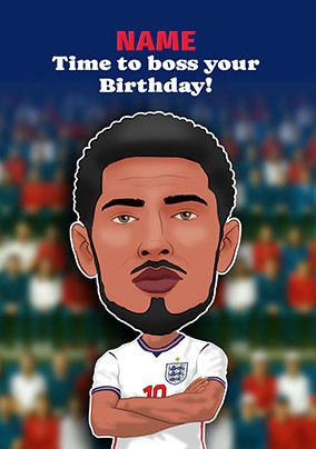 Photo of Jude Bellingham England Spoof Birthday Card