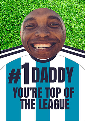 No. 1 Dad Photo Father's Day Card