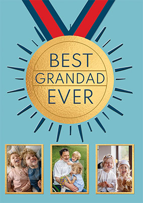 Best Grandad Ever Photo Father's Day Card