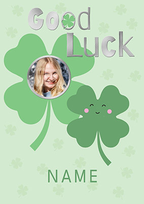 Lucky Clovers Good Luck Card