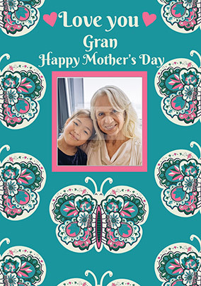 Love You Gran Mothers Day Photo Card