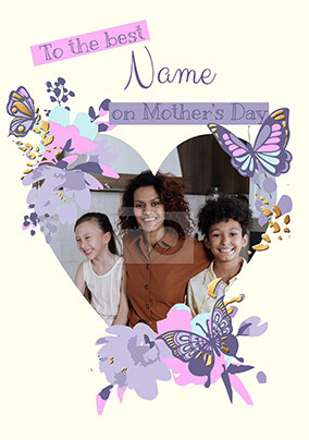 To The Best On Mothers Day Photo Card