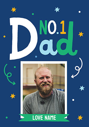 No.1 Dad Giant Card