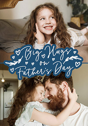 Big Hugs Giant Father's Day Card