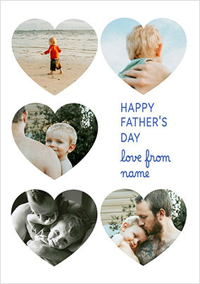 Father's Day Simple Giant Photo Card