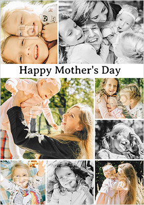 Giant 8 Photo Mothers  Day Photo Card