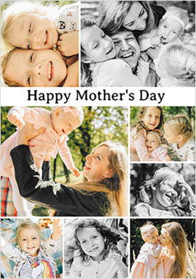 Giant 8 Photo Mothers  Day Photo Card