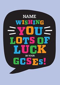 Tap to view Good Luck in your GCSEs Personalised Card