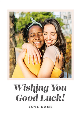 Happy Momento Good Luck Photo Card