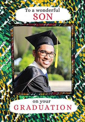 Wonderful Son Graduation Card