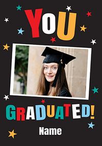 Tap to view Simple Bold Graduation Photo Card