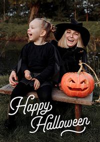 Tap to view Happy Halloween Full Photo Upload Card