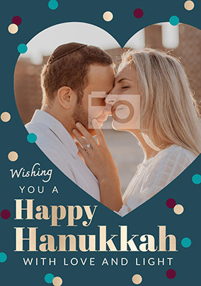 Shinebright Photo Hanukkah Card