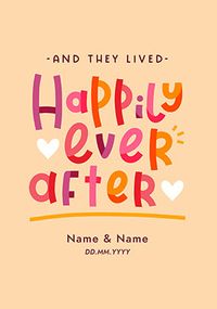 Tap to view Happily Ever After Wedding Day Card
