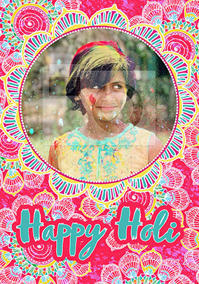 Happy Holi Photo Card