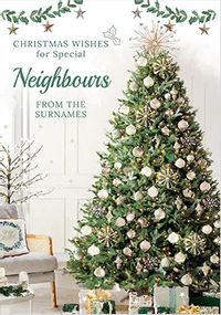 Neighbours Personalised Traditional Christmas Card