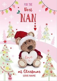 Tap to view Barley Bear Nan Christmas Card