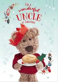 Barley Bear Uncle Christmas Card
