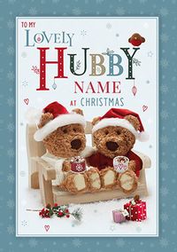 Tap to view Barley Bear Hubby Christmas Card