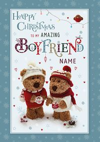 Tap to view Barley Bear Boyfriend Christmas Card