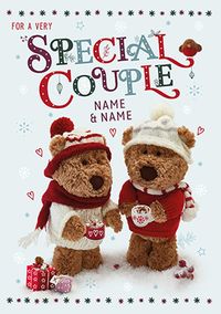 Barley Bear Special Couple Christmas Card