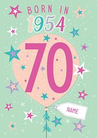 Tap to view Born in 1954 Birthday Card for her