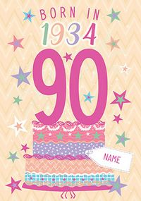 Tap to view Born in 1934 Birthday Card for her